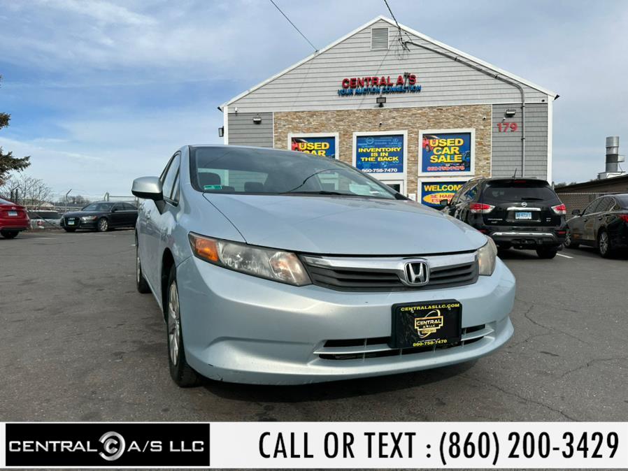 2012 Honda Civic Sdn 4dr Auto LX, available for sale in East Windsor, Connecticut | Central A/S LLC. East Windsor, Connecticut 2012 Honda Civic Sdn 4dr Auto LX, available for sale in East Windsor, Connecticut | Central A/S LLC. East Windsor, Connecticut