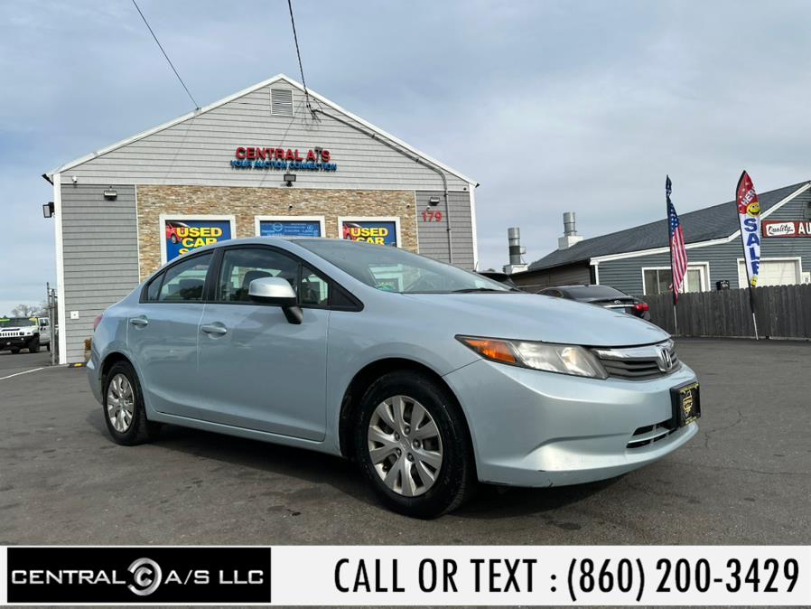 2012 Honda Civic Sdn 4dr Auto LX, available for sale in East Windsor, Connecticut | Central A/S LLC. East Windsor, Connecticut