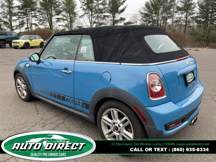 2013 MINI Cooper Convertible 2dr S, available for sale in Windsor Locks, Connecticut | Auto Direct LLC. Windsor Locks, Connecticut 2013 MINI Cooper Convertible 2dr S, available for sale in Windsor Locks, Connecticut | Auto Direct LLC. Windsor Locks, Connecticut