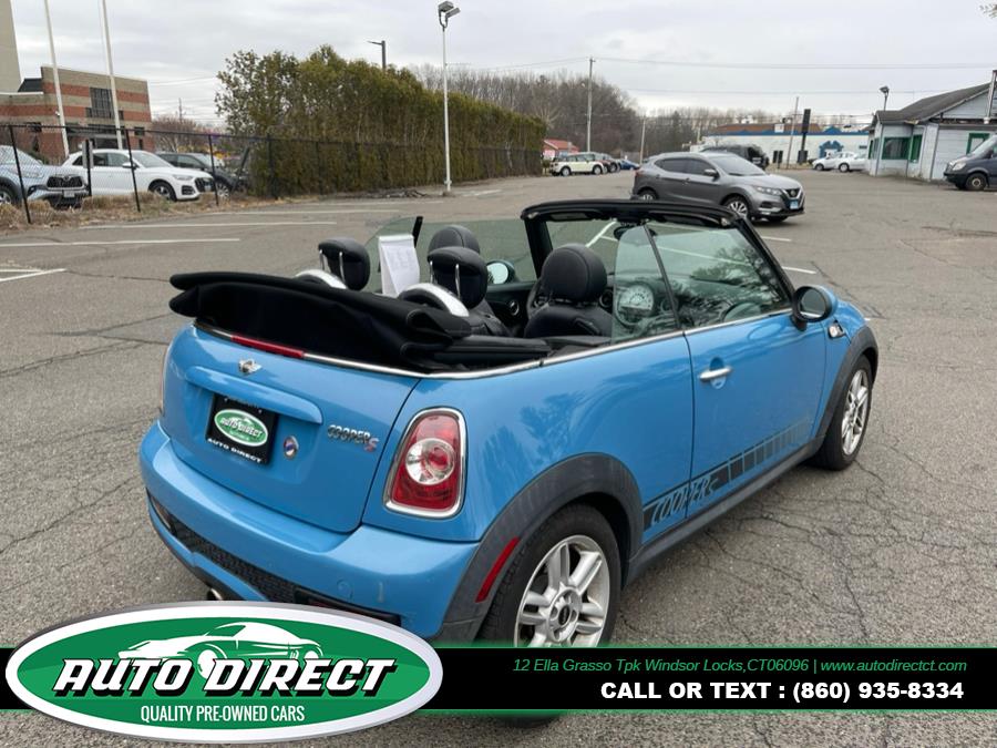 2013 MINI Cooper Convertible 2dr S, available for sale in Windsor Locks, Connecticut | Auto Direct LLC. Windsor Locks, Connecticut 2013 MINI Cooper Convertible 2dr S, available for sale in Windsor Locks, Connecticut | Auto Direct LLC. Windsor Locks, Connecticut