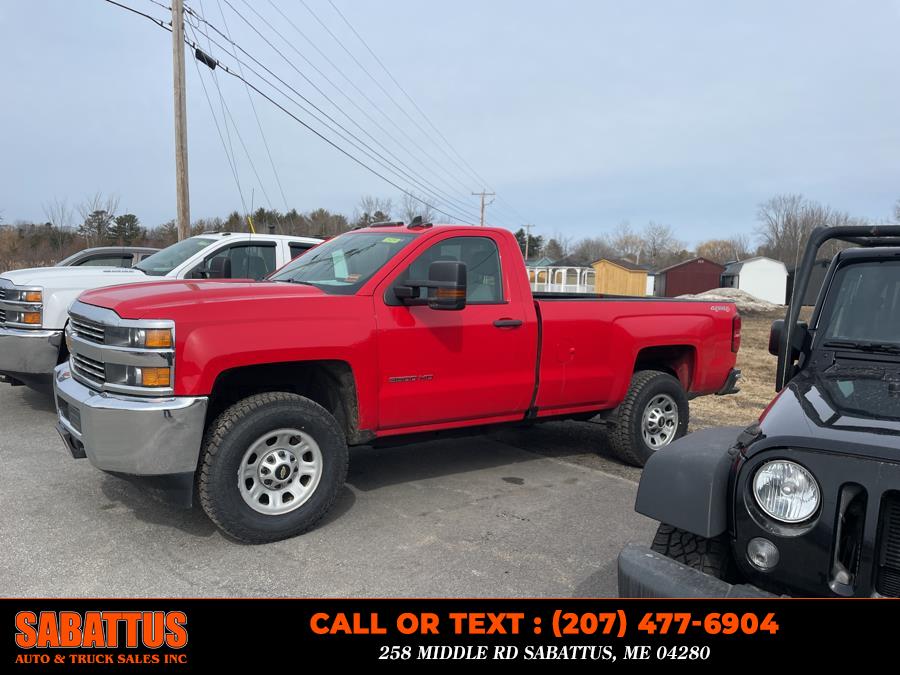2017 Chevrolet Silverado 3500HD 4WD Reg Cab 133.6" Work Truck, available for sale in Sabattus, Maine | Sabattus Auto and Truck Sales Inc. Sabattus, Maine 2017 Chevrolet Silverado 3500HD 4WD Reg Cab 133.6" Work Truck, available for sale in Sabattus, Maine | Sabattus Auto and Truck Sales Inc. Sabattus, Maine