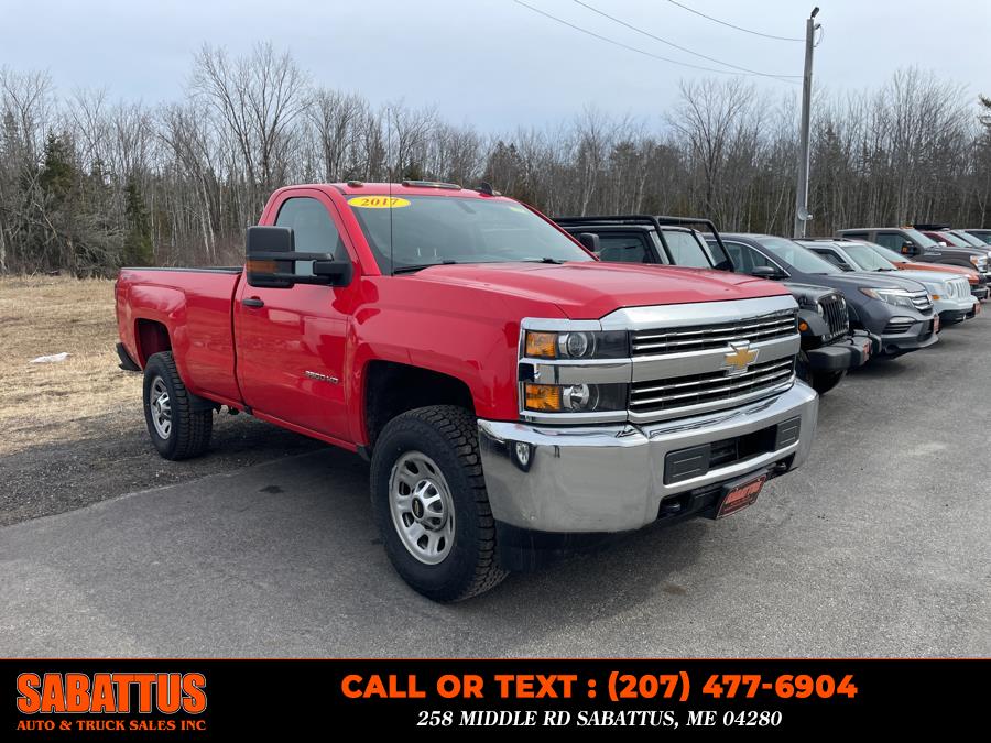 2017 Chevrolet Silverado 3500HD 4WD Reg Cab 133.6" Work Truck, available for sale in Sabattus, Maine | Sabattus Auto and Truck Sales Inc. Sabattus, Maine 2017 Chevrolet Silverado 3500HD 4WD Reg Cab 133.6" Work Truck, available for sale in Sabattus, Maine | Sabattus Auto and Truck Sales Inc. Sabattus, Maine