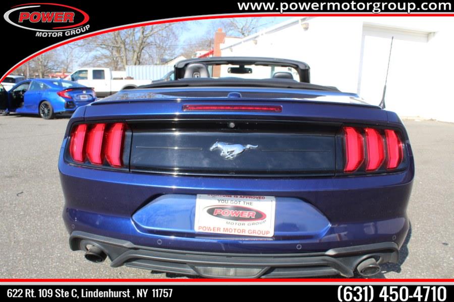 2020 Ford Mustang EcoBoost Premium Convertible, available for sale in Lindenhurst, New York | Power Motor Group. Lindenhurst, New York 2020 Ford Mustang EcoBoost Premium Convertible, available for sale in Lindenhurst, New York | Power Motor Group. Lindenhurst, New York