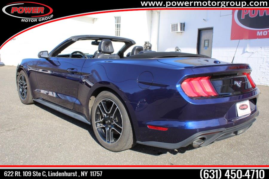 2020 Ford Mustang EcoBoost Premium Convertible, available for sale in Lindenhurst, New York | Power Motor Group. Lindenhurst, New York 2020 Ford Mustang EcoBoost Premium Convertible, available for sale in Lindenhurst, New York | Power Motor Group. Lindenhurst, New York