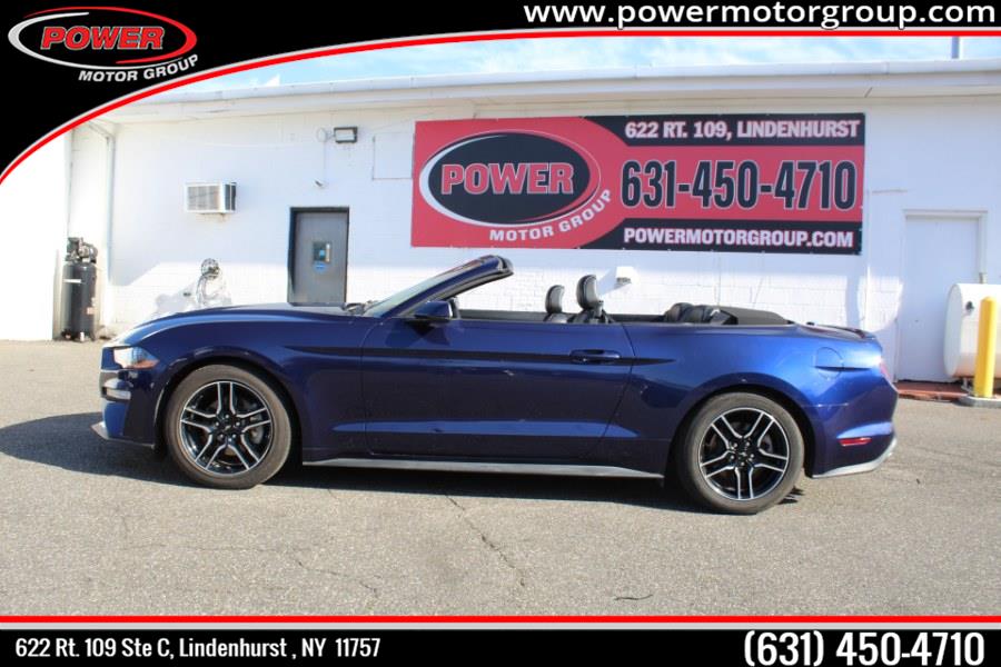 2020 Ford Mustang EcoBoost Premium Convertible, available for sale in Lindenhurst, New York | Power Motor Group. Lindenhurst, New York 2020 Ford Mustang EcoBoost Premium Convertible, available for sale in Lindenhurst, New York | Power Motor Group. Lindenhurst, New York
