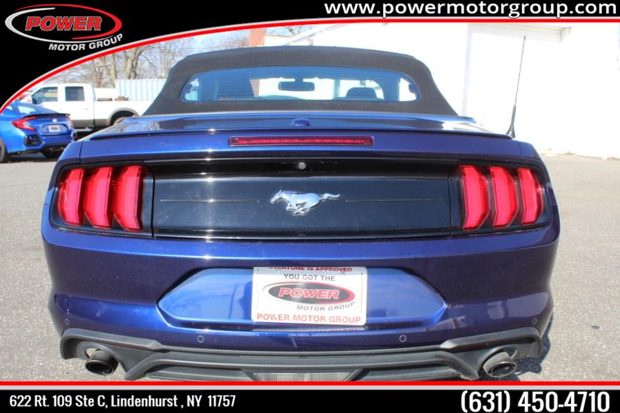 2020 Ford Mustang EcoBoost Premium Convertible, available for sale in Lindenhurst, New York | Power Motor Group. Lindenhurst, New York 2020 Ford Mustang EcoBoost Premium Convertible, available for sale in Lindenhurst, New York | Power Motor Group. Lindenhurst, New York