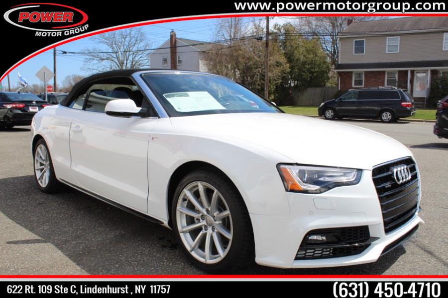 2017 Audi A5 Cabriolet 2.0 TFSI Sport, available for sale in Lindenhurst, New York | Power Motor Group. Lindenhurst, New York 2017 Audi A5 Cabriolet 2.0 TFSI Sport, available for sale in Lindenhurst, New York | Power Motor Group. Lindenhurst, New York
