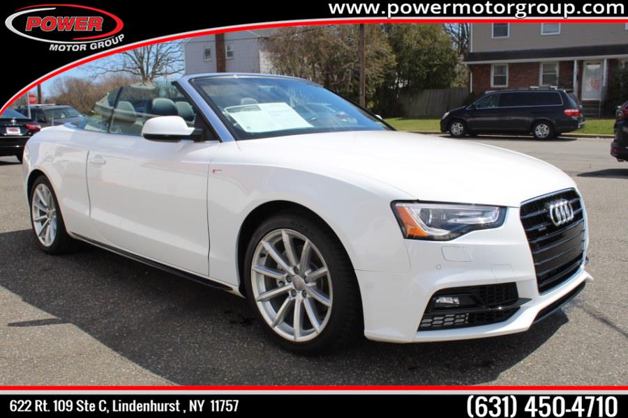 2017 Audi A5 Cabriolet 2.0 TFSI Sport, available for sale in Lindenhurst, New York | Power Motor Group. Lindenhurst, New York 2017 Audi A5 Cabriolet 2.0 TFSI Sport, available for sale in Lindenhurst, New York | Power Motor Group. Lindenhurst, New York