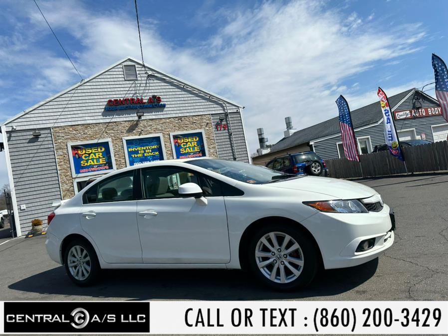 2012 Honda Civic Sdn 4dr Auto EX, available for sale in East Windsor, Connecticut | Central A/S LLC. East Windsor, Connecticut 2012 Honda Civic Sdn 4dr Auto EX, available for sale in East Windsor, Connecticut | Central A/S LLC. East Windsor, Connecticut