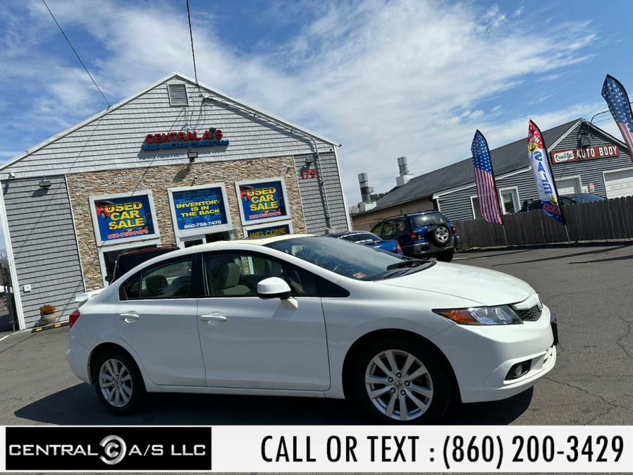 2012 Honda Civic Sdn 4dr Auto EX, available for sale in East Windsor, Connecticut | Central A/S LLC. East Windsor, Connecticut 2012 Honda Civic Sdn 4dr Auto EX, available for sale in East Windsor, Connecticut | Central A/S LLC. East Windsor, Connecticut