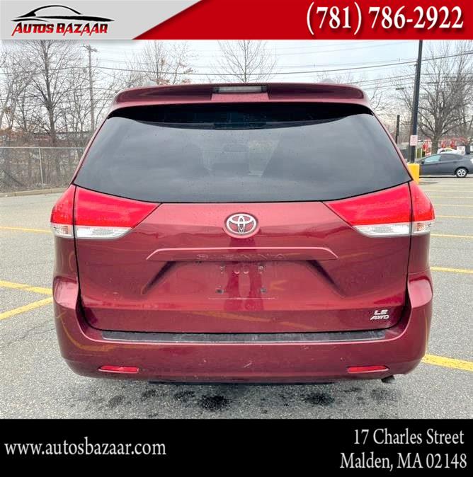 2013 Toyota Sienna 5dr 7-Pass Van V6 LE AWD (Natl), available for sale in Malden, Massachusetts | Auto Bazaar. Malden, Massachusetts 2013 Toyota Sienna 5dr 7-Pass Van V6 LE AWD (Natl), available for sale in Malden, Massachusetts | Auto Bazaar. Malden, Massachusetts