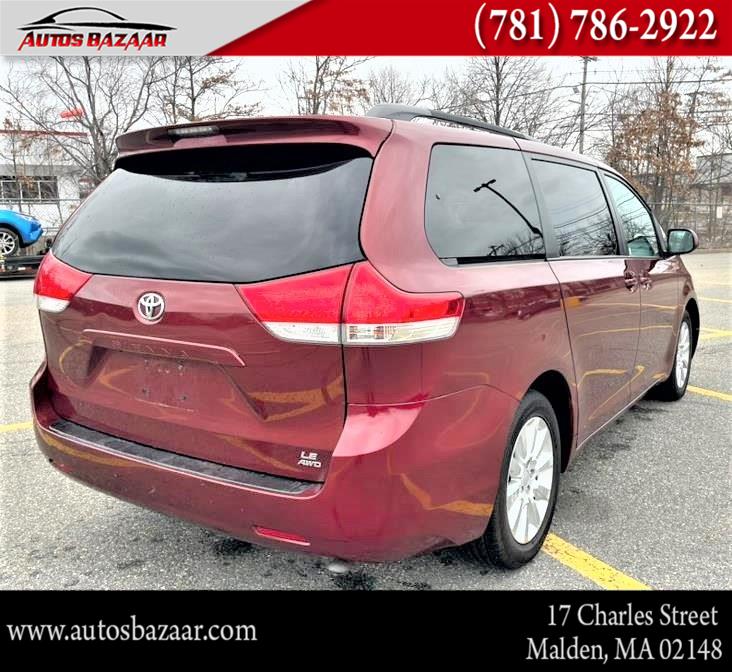 2013 Toyota Sienna 5dr 7-Pass Van V6 LE AWD (Natl), available for sale in Malden, Massachusetts | Auto Bazaar. Malden, Massachusetts 2013 Toyota Sienna 5dr 7-Pass Van V6 LE AWD (Natl), available for sale in Malden, Massachusetts | Auto Bazaar. Malden, Massachusetts
