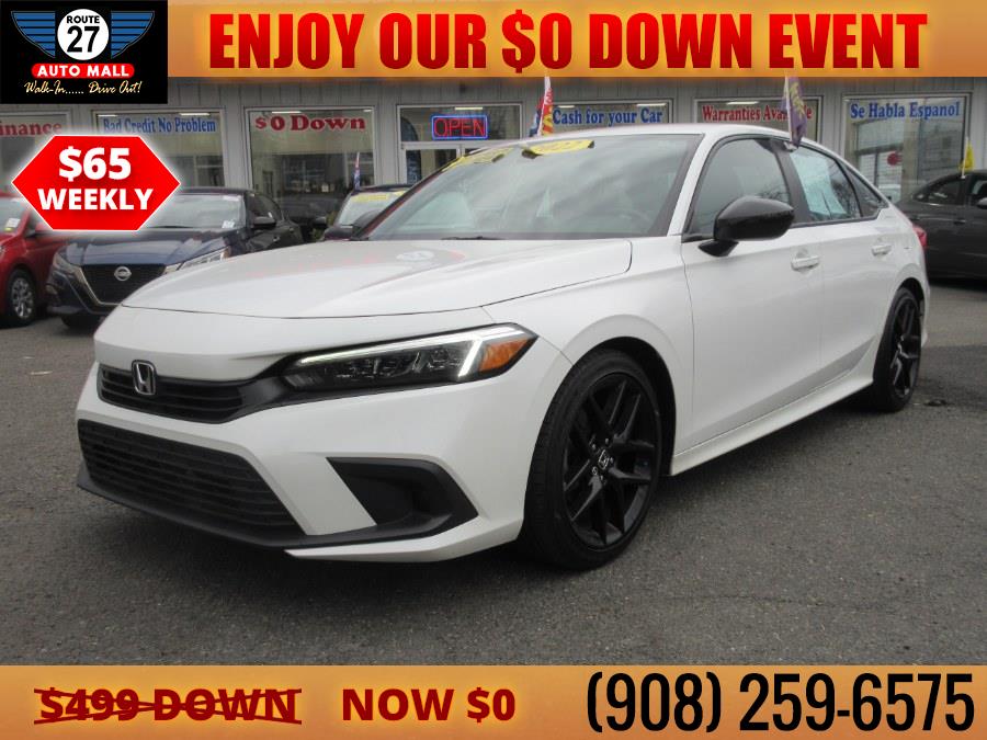 2022 Honda Civic Sedan Sport CVT, available for sale in Linden, New Jersey | Route 27 Auto Mall. Linden, New Jersey