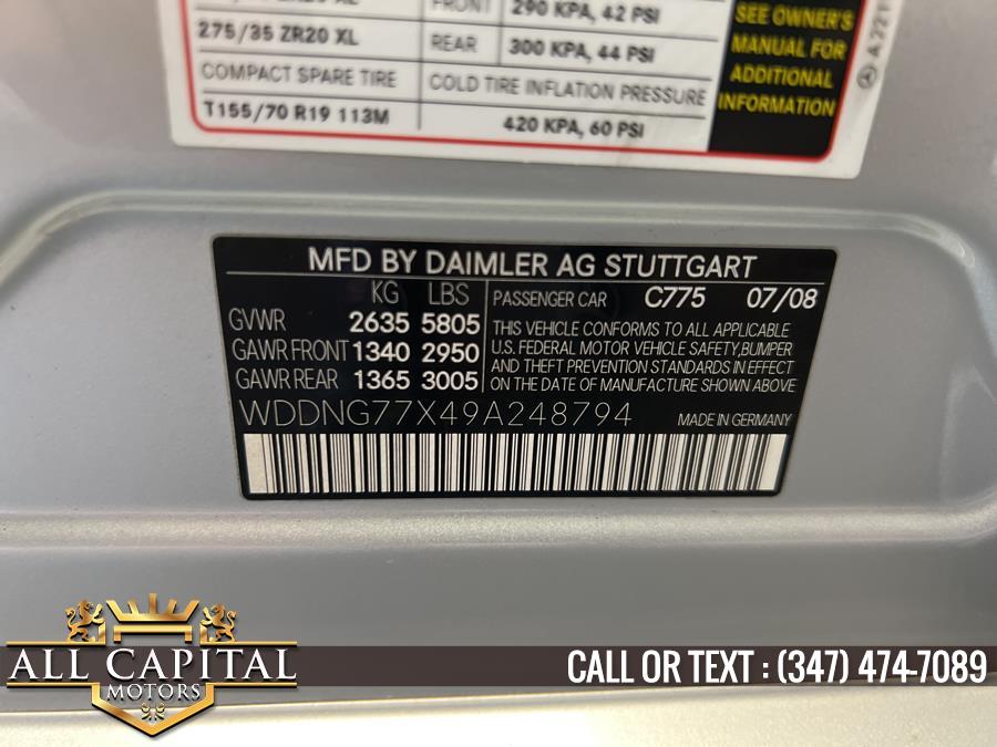 2009 Mercedes-Benz S-Class 4dr Sdn 6.3L V8 AMG RWD, available for sale in Brooklyn, New York | All Capital Motors. Brooklyn, New York 2009 Mercedes-Benz S-Class 4dr Sdn 6.3L V8 AMG RWD, available for sale in Brooklyn, New York | All Capital Motors. Brooklyn, New York