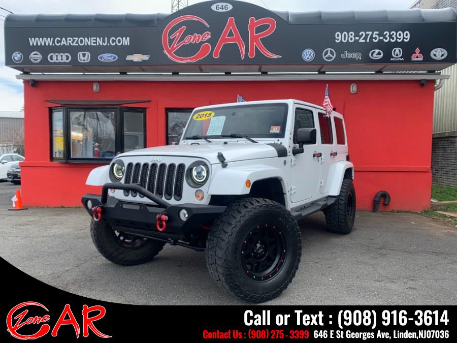 2015 Jeep Wrangler Unlimited 4WD 4dr Altitude, available for sale in Linden, New Jersey | Car Zone. Linden, New Jersey