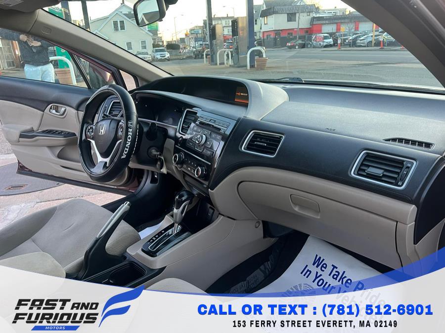 2013 Honda Civic Sdn 4dr Auto LX, available for sale in Everett, Massachusetts | Fast & Furious Motors. Everett, Massachusetts 2013 Honda Civic Sdn 4dr Auto LX, available for sale in Everett, Massachusetts | Fast & Furious Motors. Everett, Massachusetts