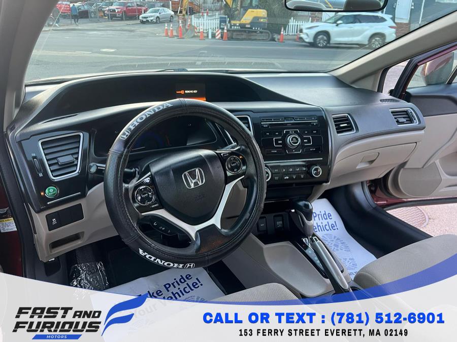2013 Honda Civic Sdn 4dr Auto LX, available for sale in Everett, Massachusetts | Fast & Furious Motors. Everett, Massachusetts 2013 Honda Civic Sdn 4dr Auto LX, available for sale in Everett, Massachusetts | Fast & Furious Motors. Everett, Massachusetts