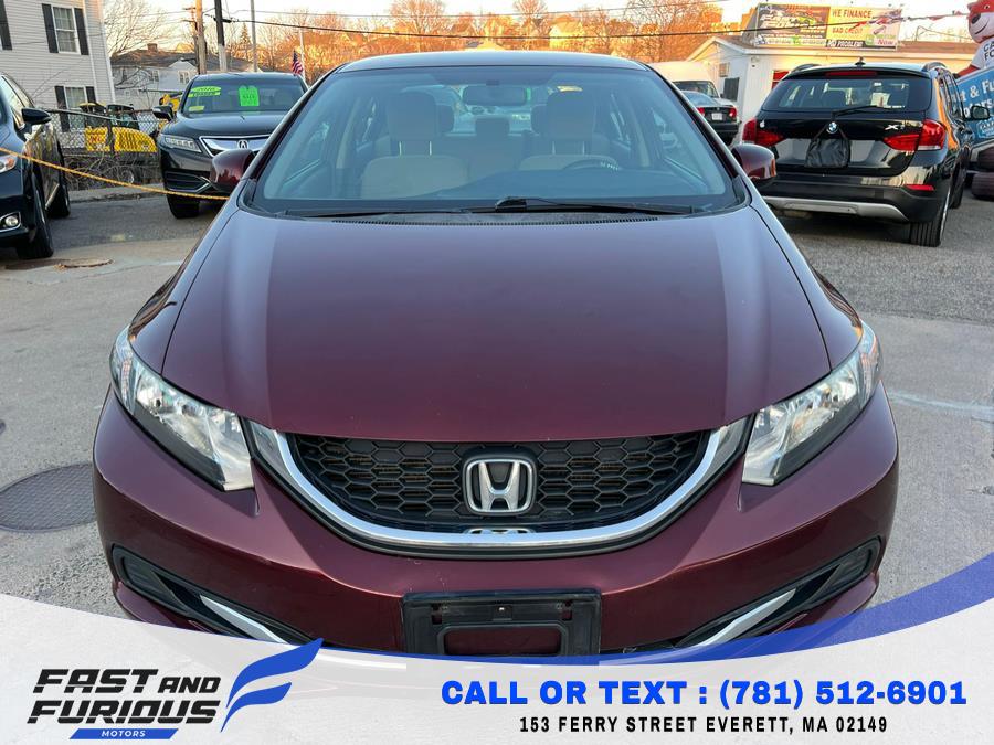 2013 Honda Civic Sdn 4dr Auto LX, available for sale in Everett, Massachusetts | Fast & Furious Motors. Everett, Massachusetts 2013 Honda Civic Sdn 4dr Auto LX, available for sale in Everett, Massachusetts | Fast & Furious Motors. Everett, Massachusetts