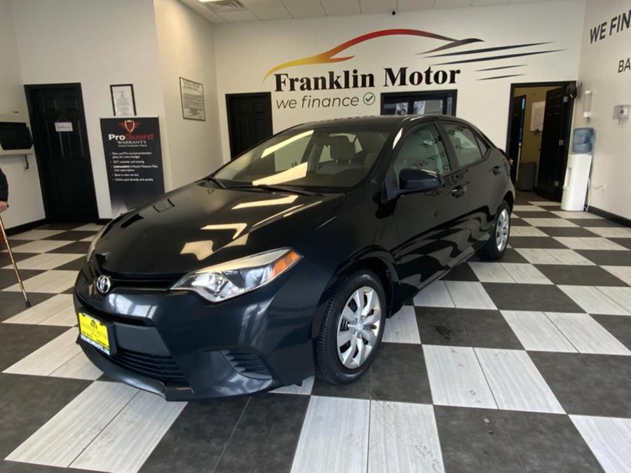 2014 Toyota Corolla 4dr Sdn CVT LE (Natl), available for sale in Hartford, Connecticut | Franklin Motors Auto Sales LLC. Hartford, Connecticut