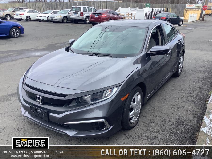 2019 Honda Civic Sedan LX CVT, available for sale in S.Windsor, Connecticut | Empire Auto Wholesalers. S.Windsor, Connecticut 2019 Honda Civic Sedan LX CVT, available for sale in S.Windsor, Connecticut | Empire Auto Wholesalers. S.Windsor, Connecticut