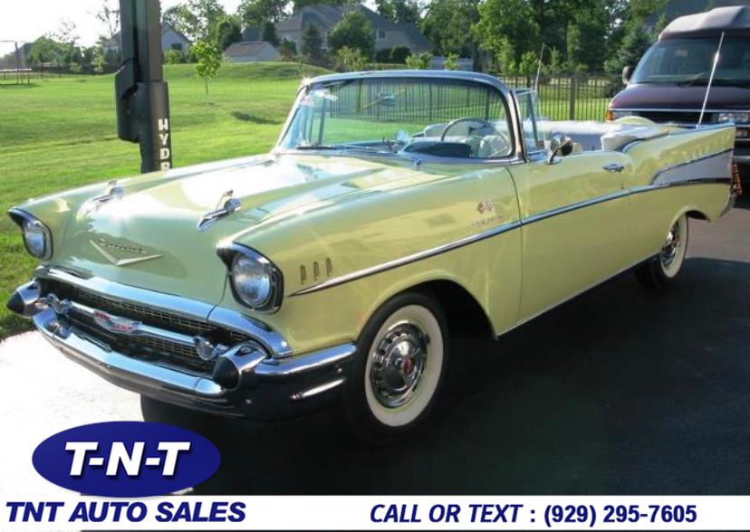1957 Chevrolet BELAIR 2 DR CONVERTIBLE, available for sale in Bronx, New York | TNT Auto Sales USA inc. Bronx, New York 1957 Chevrolet BELAIR 2 DR CONVERTIBLE, available for sale in Bronx, New York | TNT Auto Sales USA inc. Bronx, New York