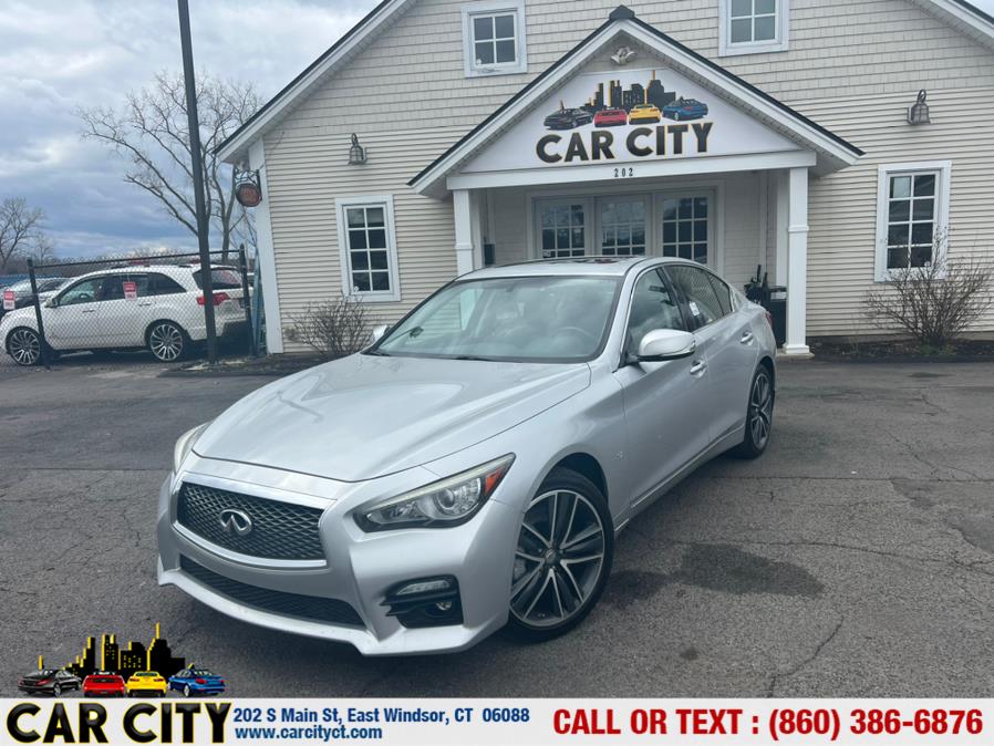 2014 Infiniti Q50 4dr Sdn AWD Sport, available for sale in East Windsor, Connecticut | Car City LLC. East Windsor, Connecticut