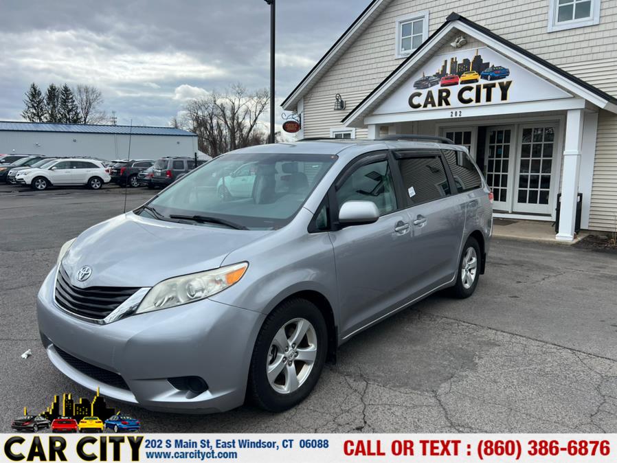 2012 Toyota Sienna 5dr 7-Pass Van V6 LE FWD (Natl), available for sale in East Windsor, Connecticut | Car City LLC. East Windsor, Connecticut