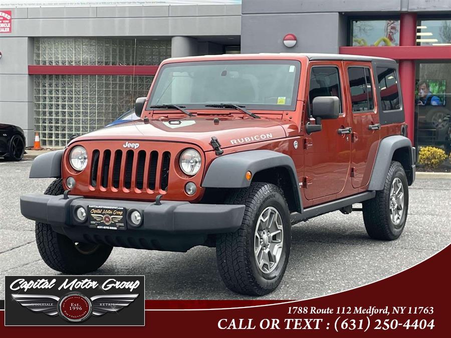 2014 Jeep Wrangler Unlimited 4WD 4dr Rubicon, available for sale in Medford, New York | Capital Motor Group Inc. Medford, New York 2014 Jeep Wrangler Unlimited 4WD 4dr Rubicon, available for sale in Medford, New York | Capital Motor Group Inc. Medford, New York