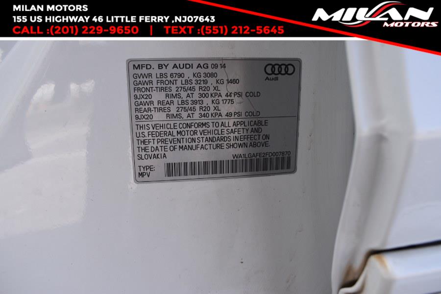 2015 Audi Q7 quattro 4dr 3.0T Premium Plus, available for sale in Little Ferry , New Jersey | Milan Motors. Little Ferry , New Jersey 2015 Audi Q7 quattro 4dr 3.0T Premium Plus, available for sale in Little Ferry , New Jersey | Milan Motors. Little Ferry , New Jersey