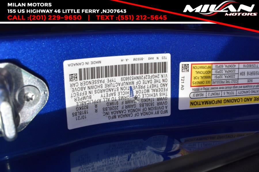 2022 Honda Civic Sedan LX CVT, available for sale in Little Ferry , New Jersey | Milan Motors. Little Ferry , New Jersey 2022 Honda Civic Sedan LX CVT, available for sale in Little Ferry , New Jersey | Milan Motors. Little Ferry , New Jersey