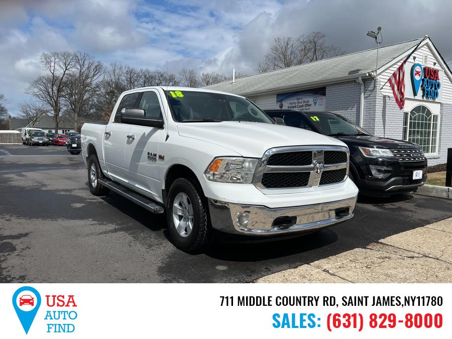 2018 Ram 1500 SLT 4x4 Crew Cab 5''7" Box, available for sale in Saint James, New York | USA Auto Find. Saint James, New York