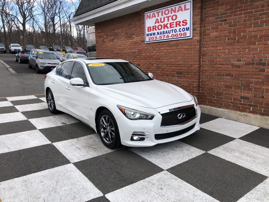 Used 2015 INFINITI Q50 in Waterbury, Connecticut | National Auto Brokers, Inc.. Waterbury, Connecticut