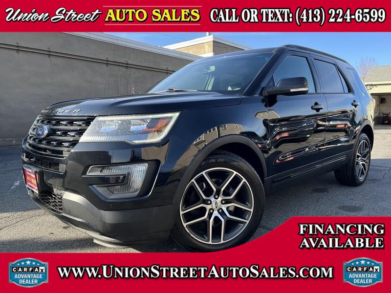2016 Ford Explorer 4WD 4dr Sport, available for sale in West Springfield, Massachusetts | Union Street Auto Sales. West Springfield, Massachusetts 2016 Ford Explorer 4WD 4dr Sport, available for sale in West Springfield, Massachusetts | Union Street Auto Sales. West Springfield, Massachusetts