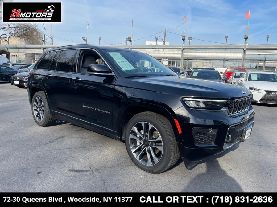 2022 Jeep Grand Cherokee Overland 4x4, available for sale in Woodside, New York | 26 Motors Queens. Woodside, New York 2022 Jeep Grand Cherokee Overland 4x4, available for sale in Woodside, New York | 26 Motors Queens. Woodside, New York