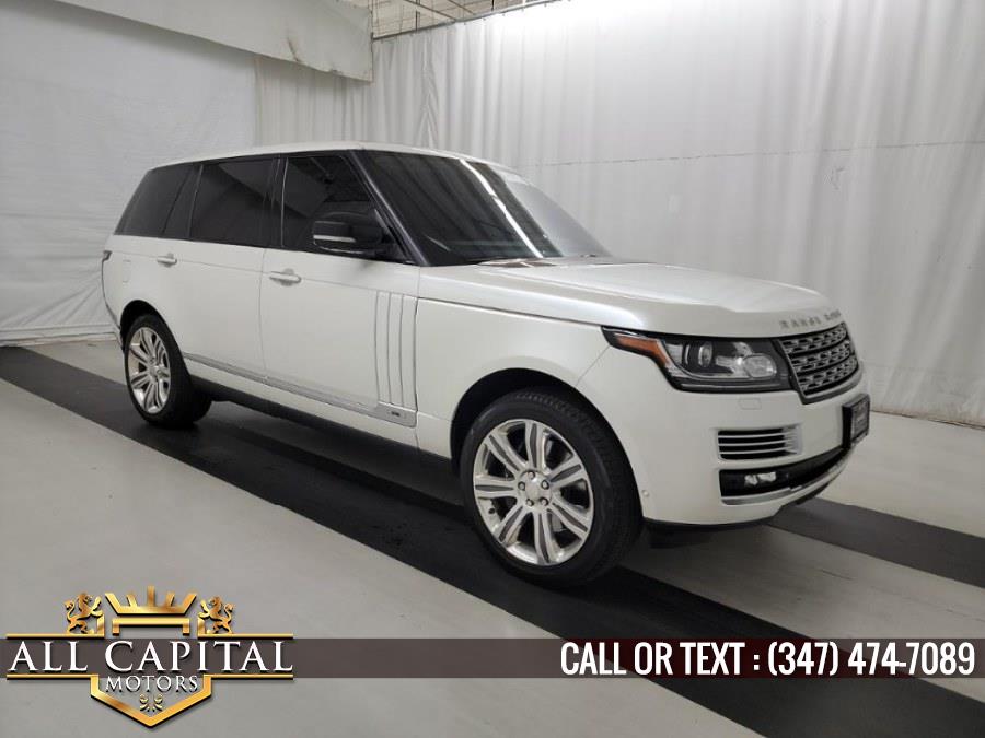 2015 Land Rover Range Rover 4WD 4dr Autobiography Black LWB, available for sale in Brooklyn, New York | All Capital Motors. Brooklyn, New York