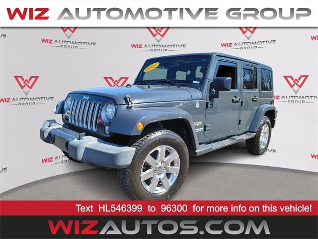 2017 Jeep Wrangler Unlimited Sahara, available for sale in Stratford, Connecticut | Wiz Leasing Inc. Stratford, Connecticut