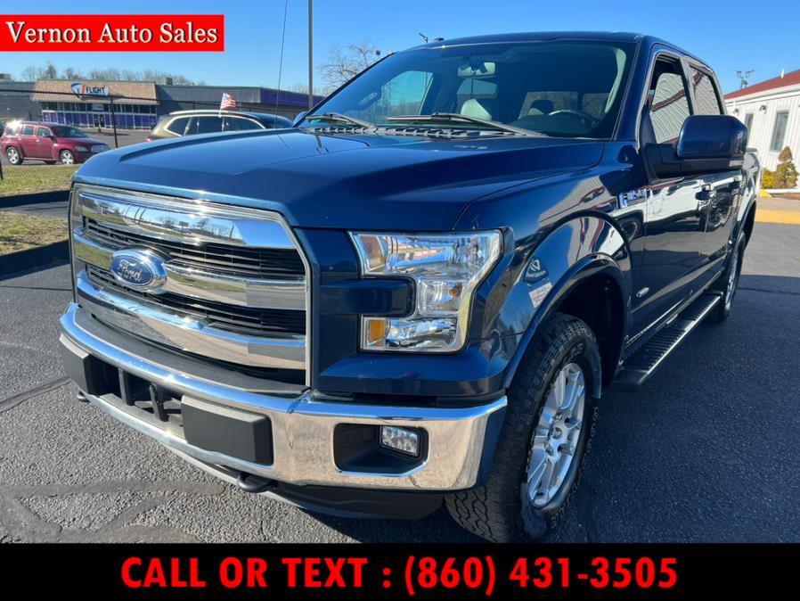 2016 Ford F-150 4WD SuperCrew 145" Lariat, available for sale in Manchester, Connecticut | Vernon Auto Sale & Service. Manchester, Connecticut