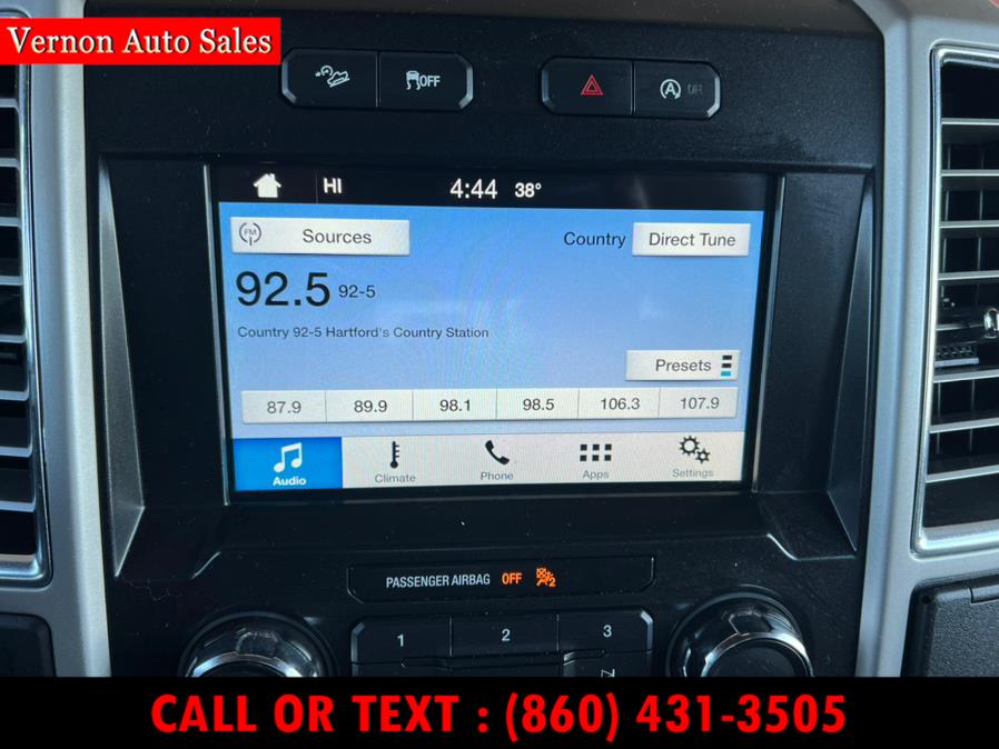 2016 Ford F-150 4WD SuperCrew 145" Lariat, available for sale in Manchester, Connecticut | Vernon Auto Sale & Service. Manchester, Connecticut 2016 Ford F-150 4WD SuperCrew 145" Lariat, available for sale in Manchester, Connecticut | Vernon Auto Sale & Service. Manchester, Connecticut