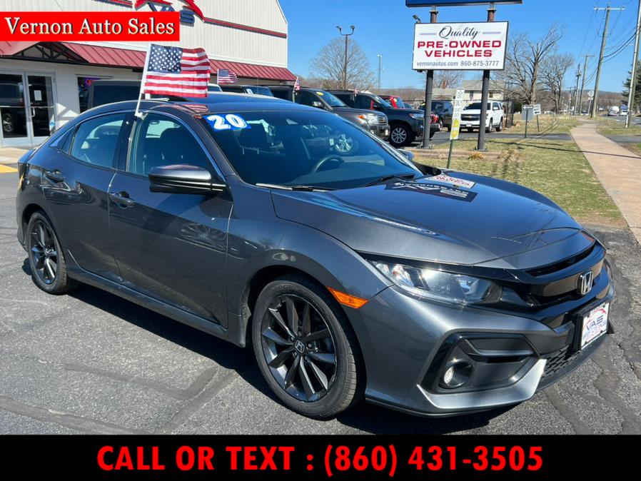 2020 Honda Civic Hatchback EX CVT, available for sale in Manchester, Connecticut | Vernon Auto Sale & Service. Manchester, Connecticut 2020 Honda Civic Hatchback EX CVT, available for sale in Manchester, Connecticut | Vernon Auto Sale & Service. Manchester, Connecticut