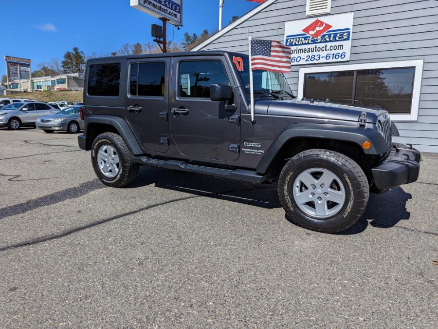 2017 Jeep Wrangler Unlimited Sport 4x4, available for sale in Thomaston, CT