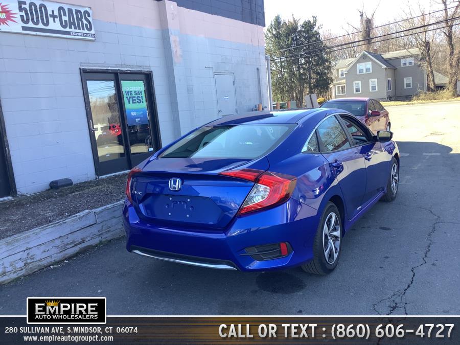 2019 Honda Civic Sedan LX CVT, available for sale in S.Windsor, Connecticut | Empire Auto Wholesalers. S.Windsor, Connecticut 2019 Honda Civic Sedan LX CVT, available for sale in S.Windsor, Connecticut | Empire Auto Wholesalers. S.Windsor, Connecticut