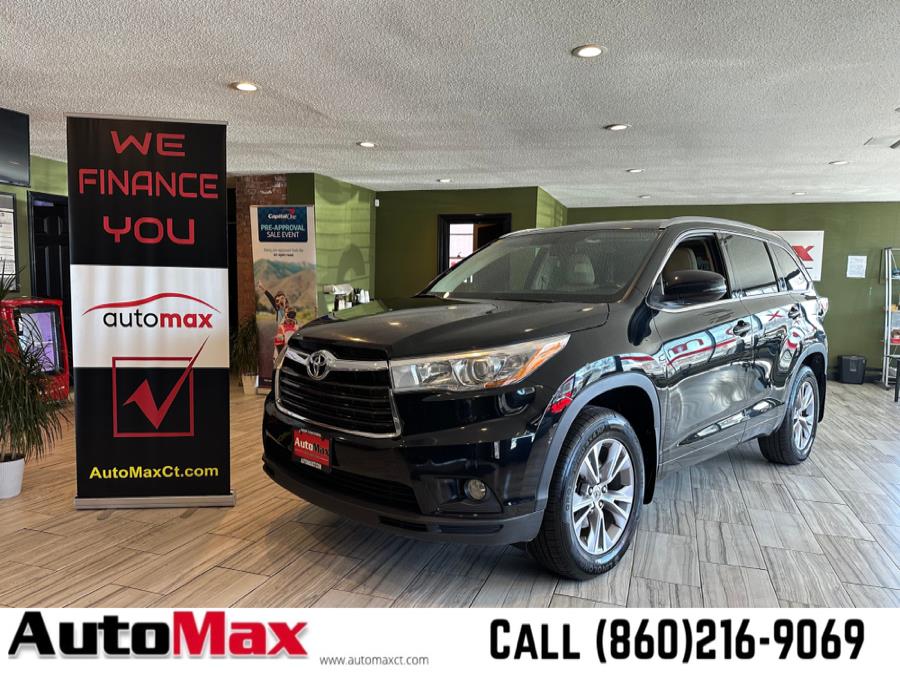 2015 Toyota Highlander AWD 4dr V6 XLE (Natl), available for sale in West Hartford, Connecticut | AutoMax. West Hartford, Connecticut