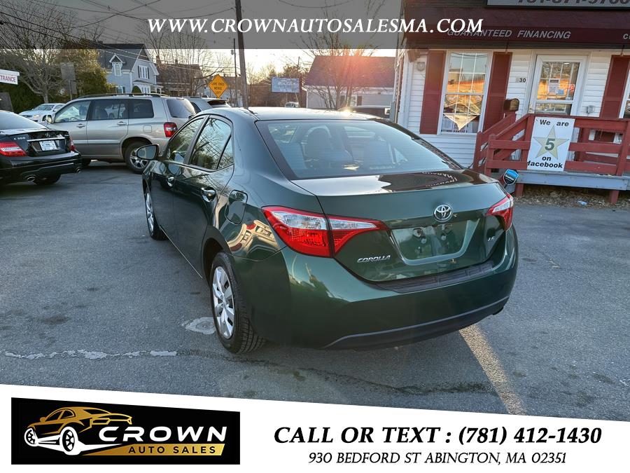 2016 Toyota Corolla 4dr Sdn CVT LE Plus (Natl), available for sale in Abington, Massachusetts | Crown Auto Sales. Abington, Massachusetts 2016 Toyota Corolla 4dr Sdn CVT LE Plus (Natl), available for sale in Abington, Massachusetts | Crown Auto Sales. Abington, Massachusetts