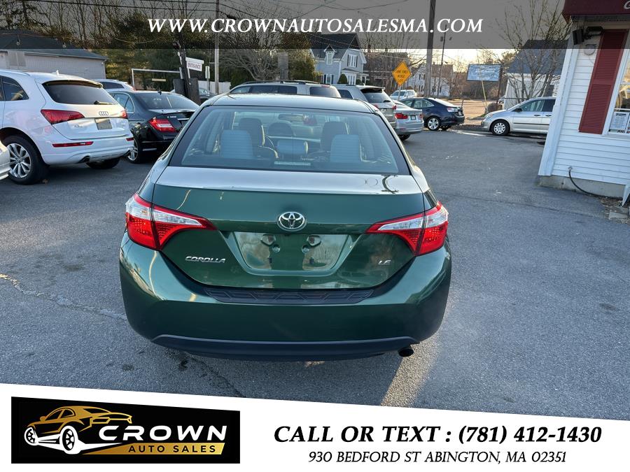 2016 Toyota Corolla 4dr Sdn CVT LE Plus (Natl), available for sale in Abington, Massachusetts | Crown Auto Sales. Abington, Massachusetts 2016 Toyota Corolla 4dr Sdn CVT LE Plus (Natl), available for sale in Abington, Massachusetts | Crown Auto Sales. Abington, Massachusetts