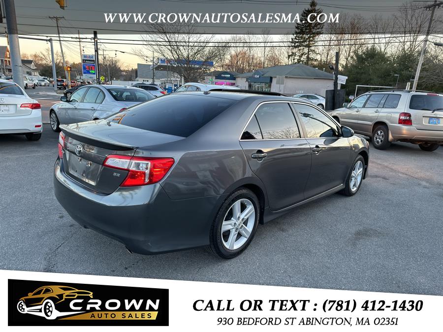 2012 Toyota Camry 4dr Sdn I4 Auto SE Sport Limited Edition (Natl), available for sale in Abington, Massachusetts | Crown Auto Sales. Abington, Massachusetts 2012 Toyota Camry 4dr Sdn I4 Auto SE Sport Limited Edition (Natl), available for sale in Abington, Massachusetts | Crown Auto Sales. Abington, Massachusetts