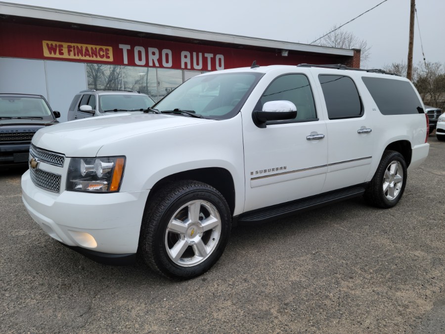 2009 Chevrolet Suburban 4WD 4dr 1500 LTZ Leather & DVD, available for sale in East Windsor, Connecticut | Toro Auto. East Windsor, Connecticut