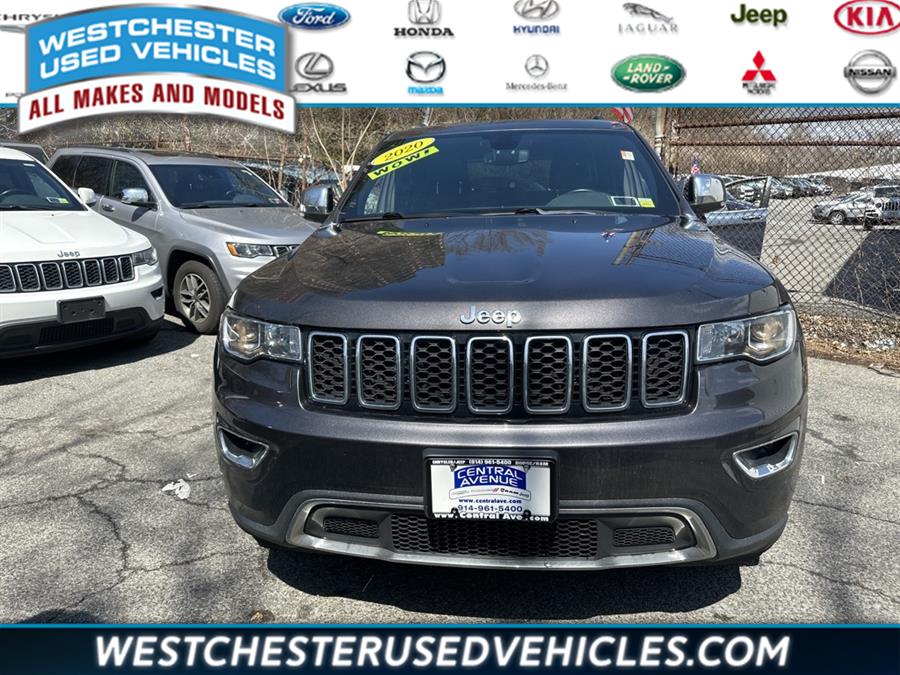 2020 Jeep Grand Cherokee Limited, available for sale in White Plains, New York | Westchester Used Vehicles. White Plains, New York 2020 Jeep Grand Cherokee Limited, available for sale in White Plains, New York | Westchester Used Vehicles. White Plains, New York