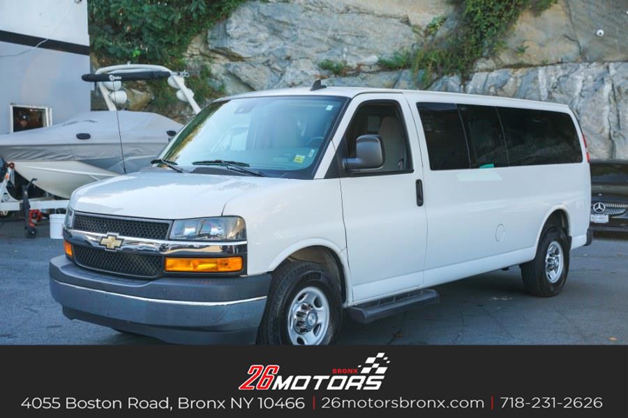 2020 Chevrolet Express Passenger RWD 3500 155" LT, available for sale in Bronx, New York | 26 Motors Auto Group. Bronx, New York