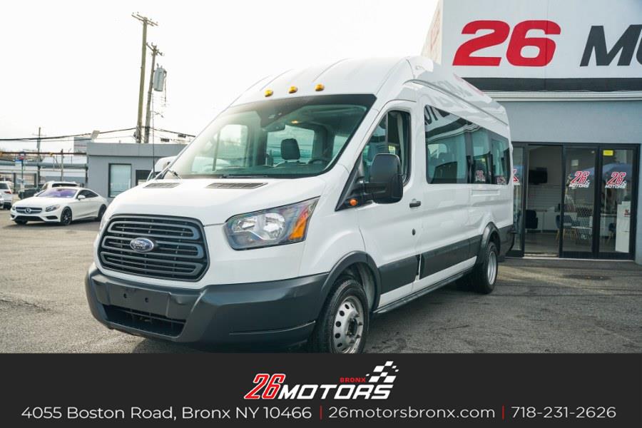 2018 Ford Transit Passenger Wagon T-350 148" EL High Roof XL Sliding RH Dr DRW, available for sale in Bronx, New York | 26 Motors Auto Group. Bronx, New York 2018 Ford Transit Passenger Wagon T-350 148" EL High Roof XL Sliding RH Dr DRW, available for sale in Bronx, New York | 26 Motors Auto Group. Bronx, New York