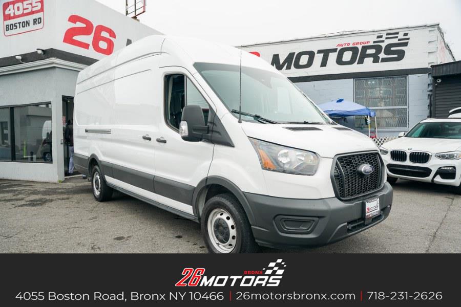 2021 Ford Transit Cargo Van T-250 148" EL Hi Rf 9070 GVWR RWD, available for sale in Bronx, New York | 26 Motors Auto Group. Bronx, New York 2021 Ford Transit Cargo Van T-250 148" EL Hi Rf 9070 GVWR RWD, available for sale in Bronx, New York | 26 Motors Auto Group. Bronx, New York
